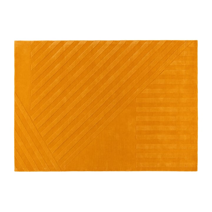 Tapis en laine Levels stripes jaune - 170x240 cm - NJRD