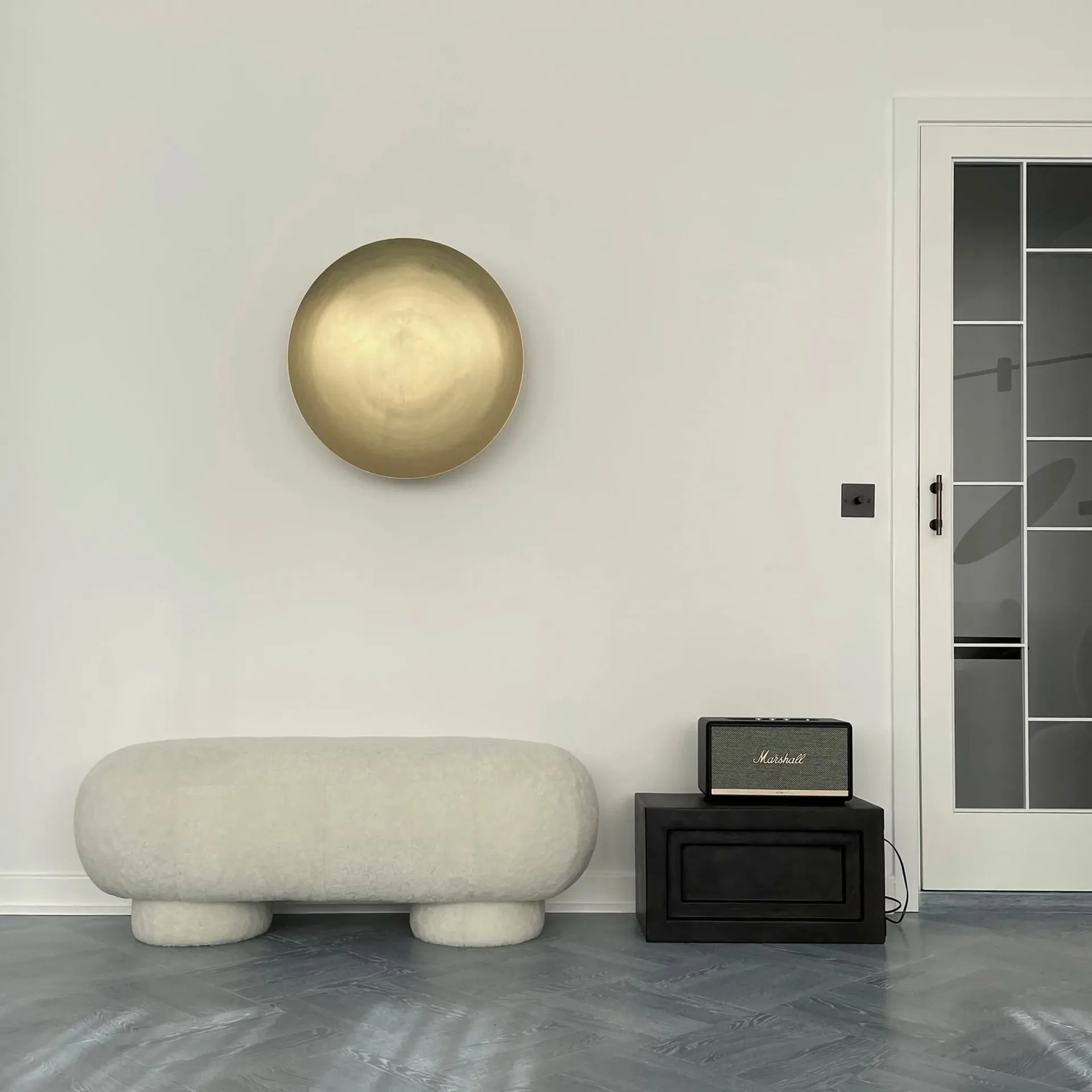 Banc Big Foot peau de mouton, Off-white 101 Copenhagen