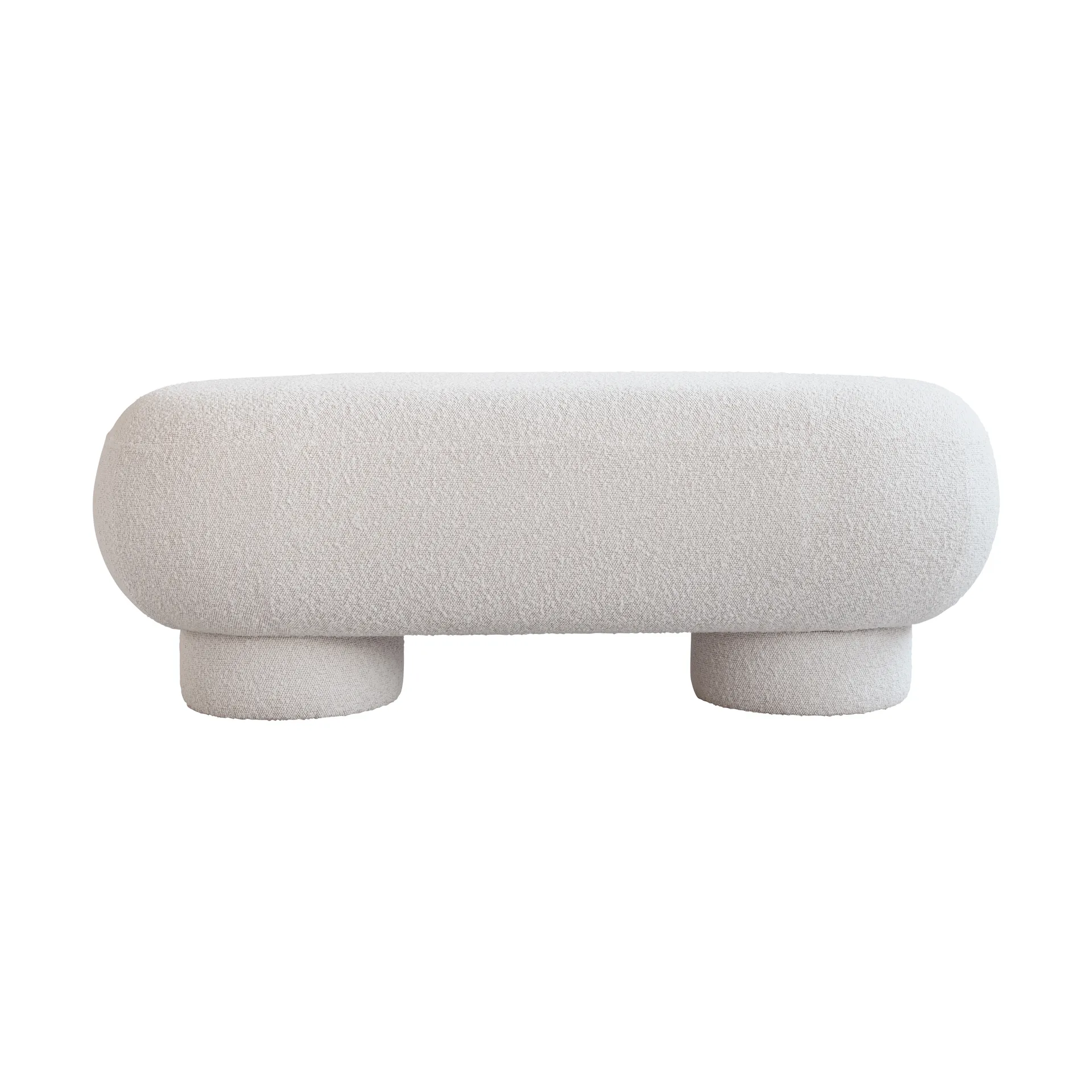 Banc Big Foot petit 120x44 cm, Bouclé 101 Copenhagen