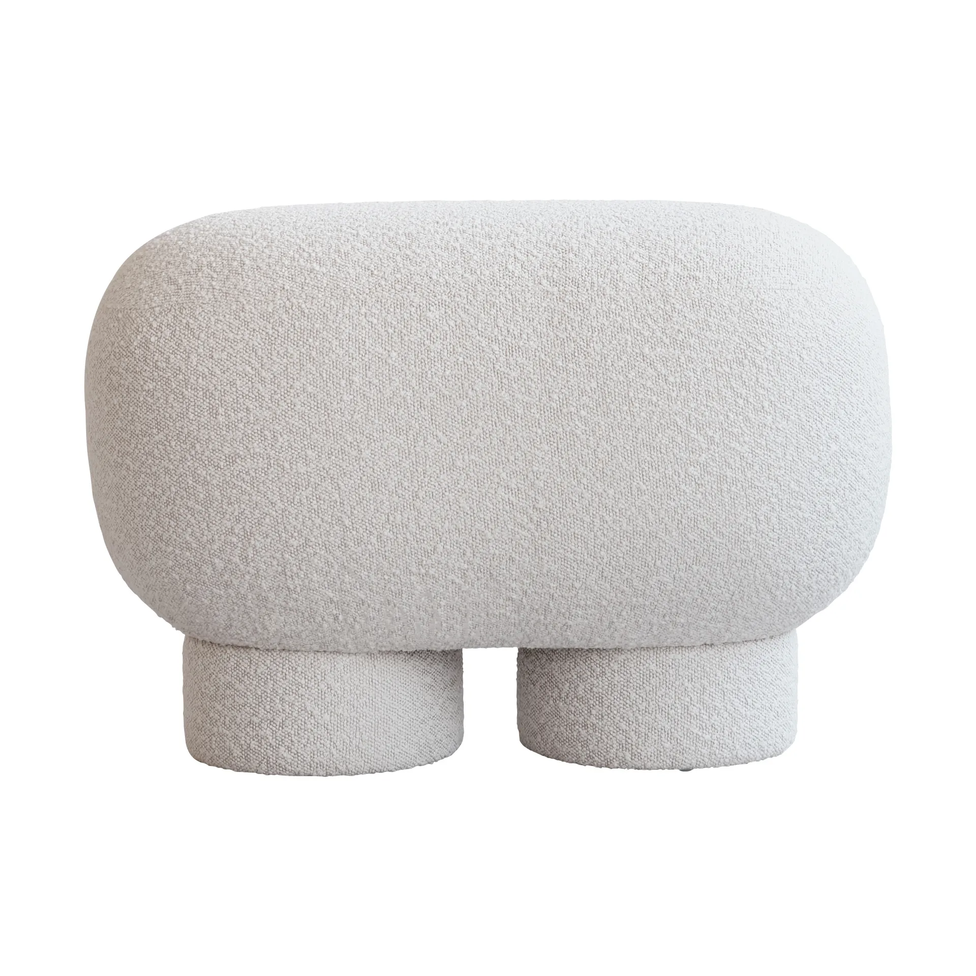 Banc Big Foot petit 70x47 cm, Bouclé 101 Copenhagen