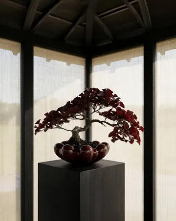 Bol Bloom grand - Maroon - 101 Copenhagen