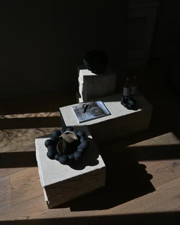 Bol Bloom Tray moyen Ø28,5 cm - Black - 101 Copenhagen