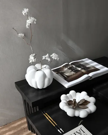 Bol Bloom Tray moyen Ø28,5 cm - Bone white - 101 Copenhagen