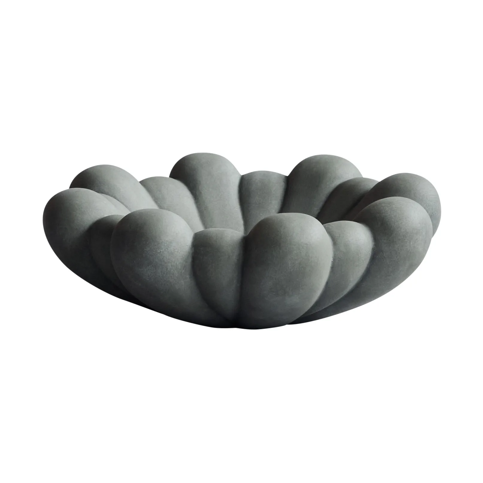 Bol Bloom Tray moyen Ø28,5 cm, Dark grey 101 Copenhagen