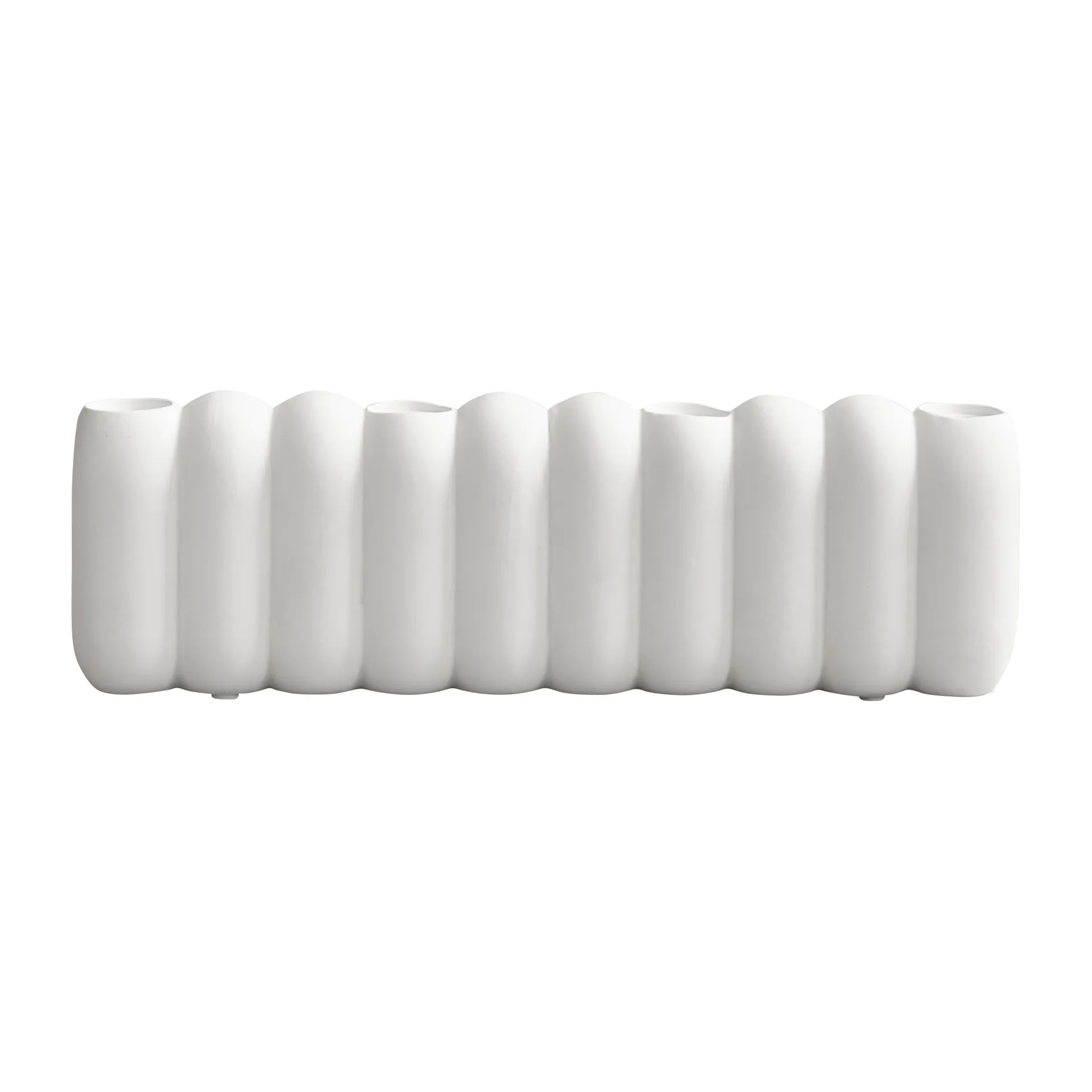 Bougeoir blanc Tube Bone, 11x35 cm 101 Copenhagen