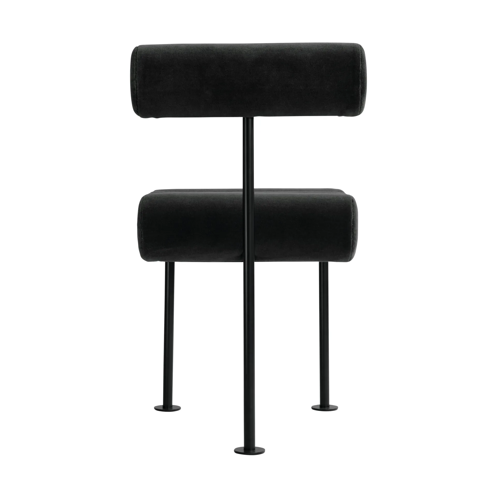 Chaise de salle à manger Hiro, Black frame-peat 101 Copenhagen