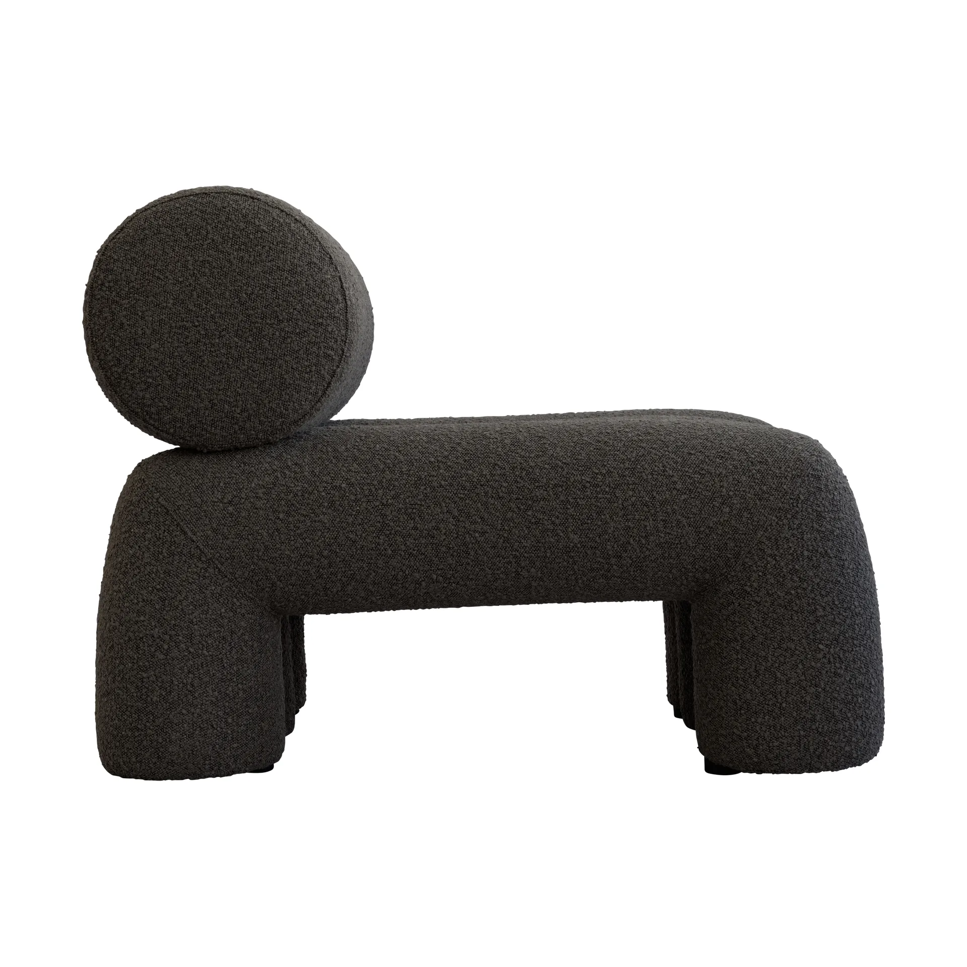 Chaise lounge Foku Chair, Deep taupe 101 Copenhagen