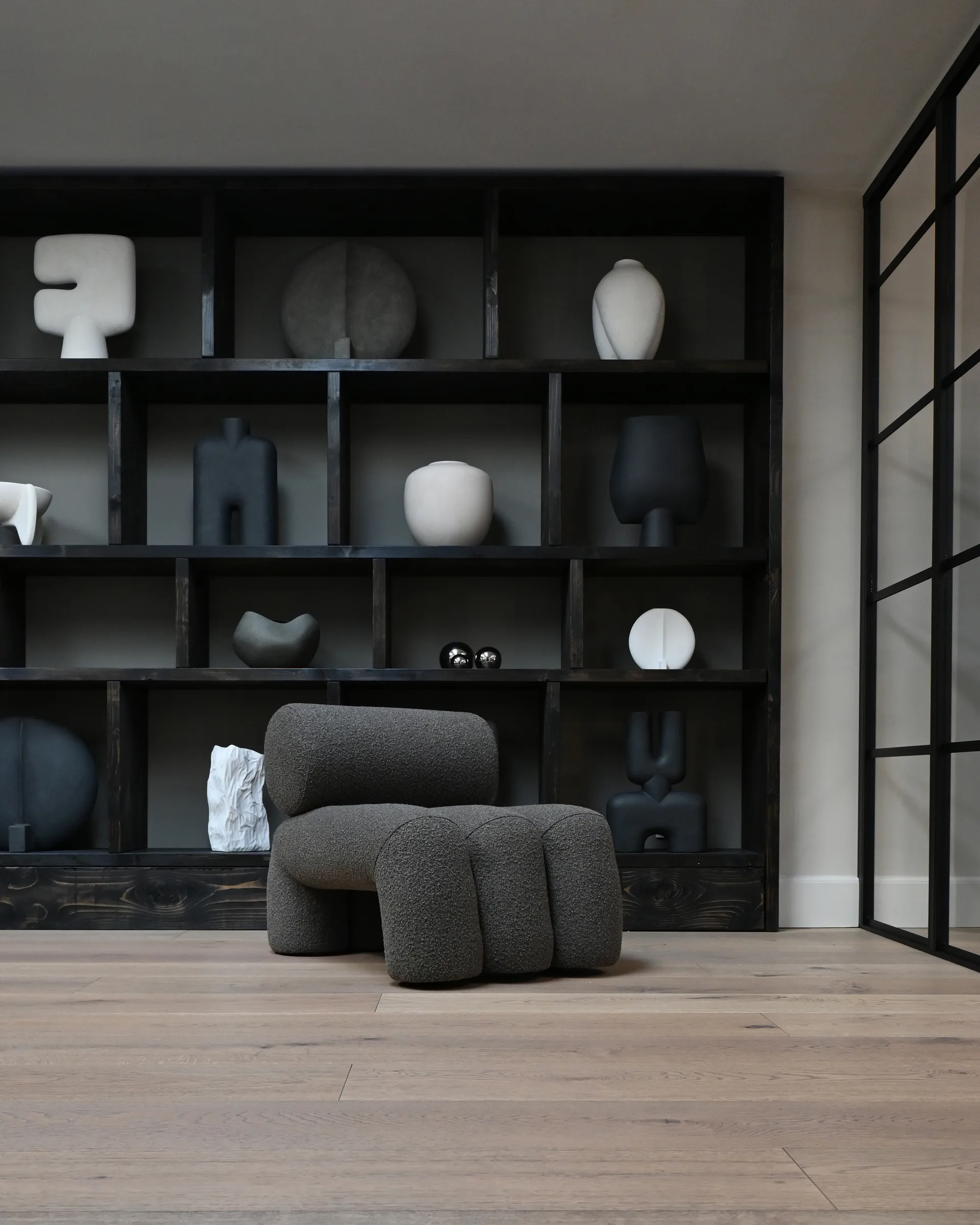 Chaise lounge Foku Chair, Deep taupe 101 Copenhagen