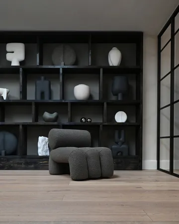 Chaise lounge Foku Chair - Deep taupe - 101 Copenhagen