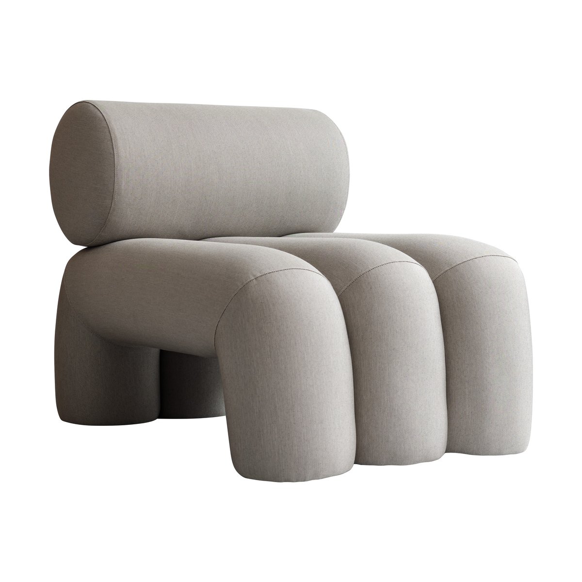 101 Copenhagen Chaise lounge Foku Chair Taupe | Design Scandinave | Chaises, tabourets & poufs | Beige