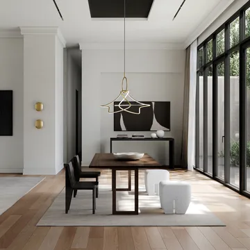 Chandelier Kumo Mini takkrona - Brass - 101 Copenhagen