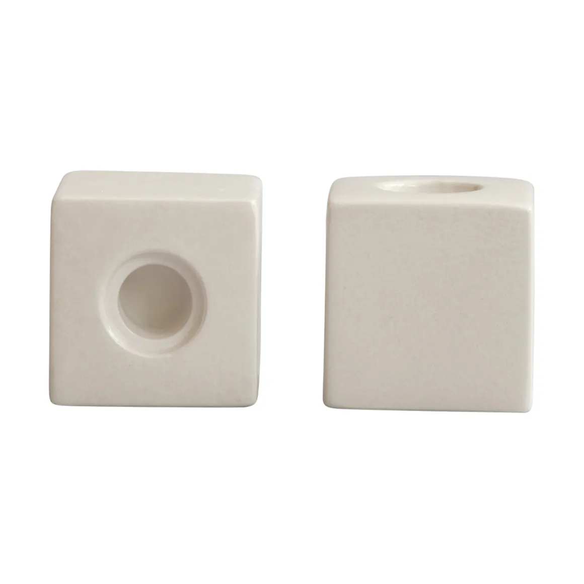101 Copenhagen Cube bougeoir 2-pack High Glaze Birch