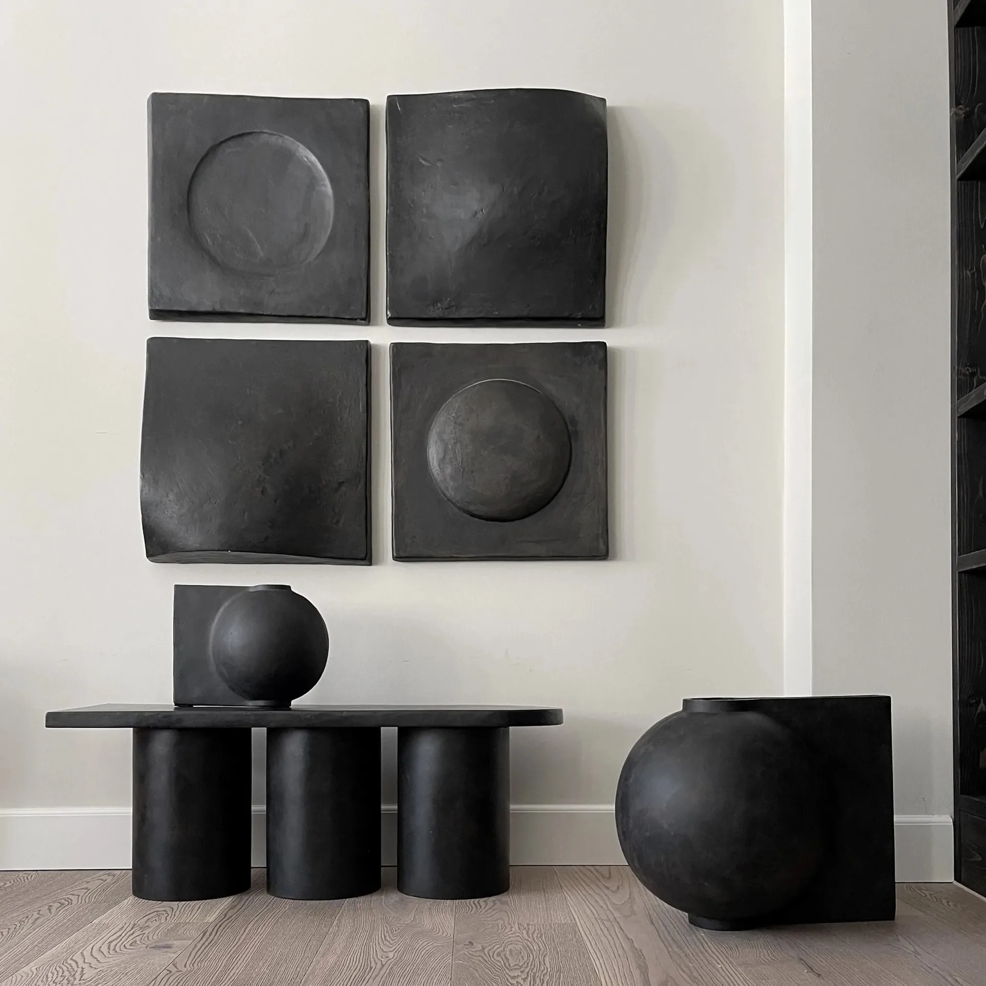 Décoration murale Sculpt Art Shield 58x58 cm, Coffee 101 Copenhagen