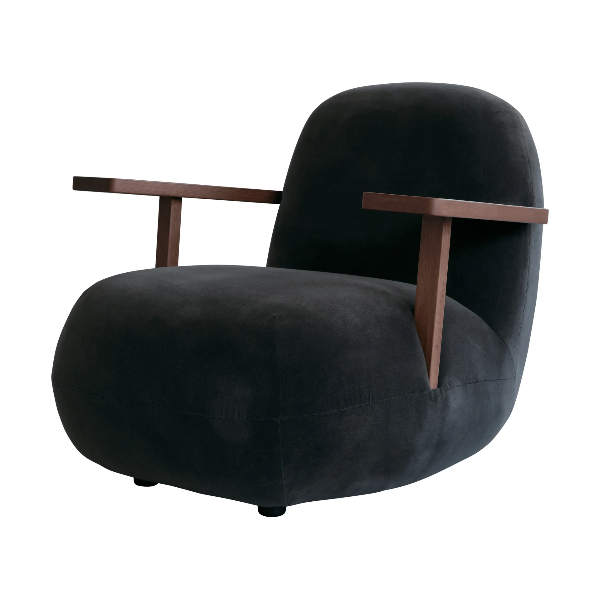 Fauteuil avec accoudoirs Toe Chair, Classic brown oak-peat 101 Copenhagen