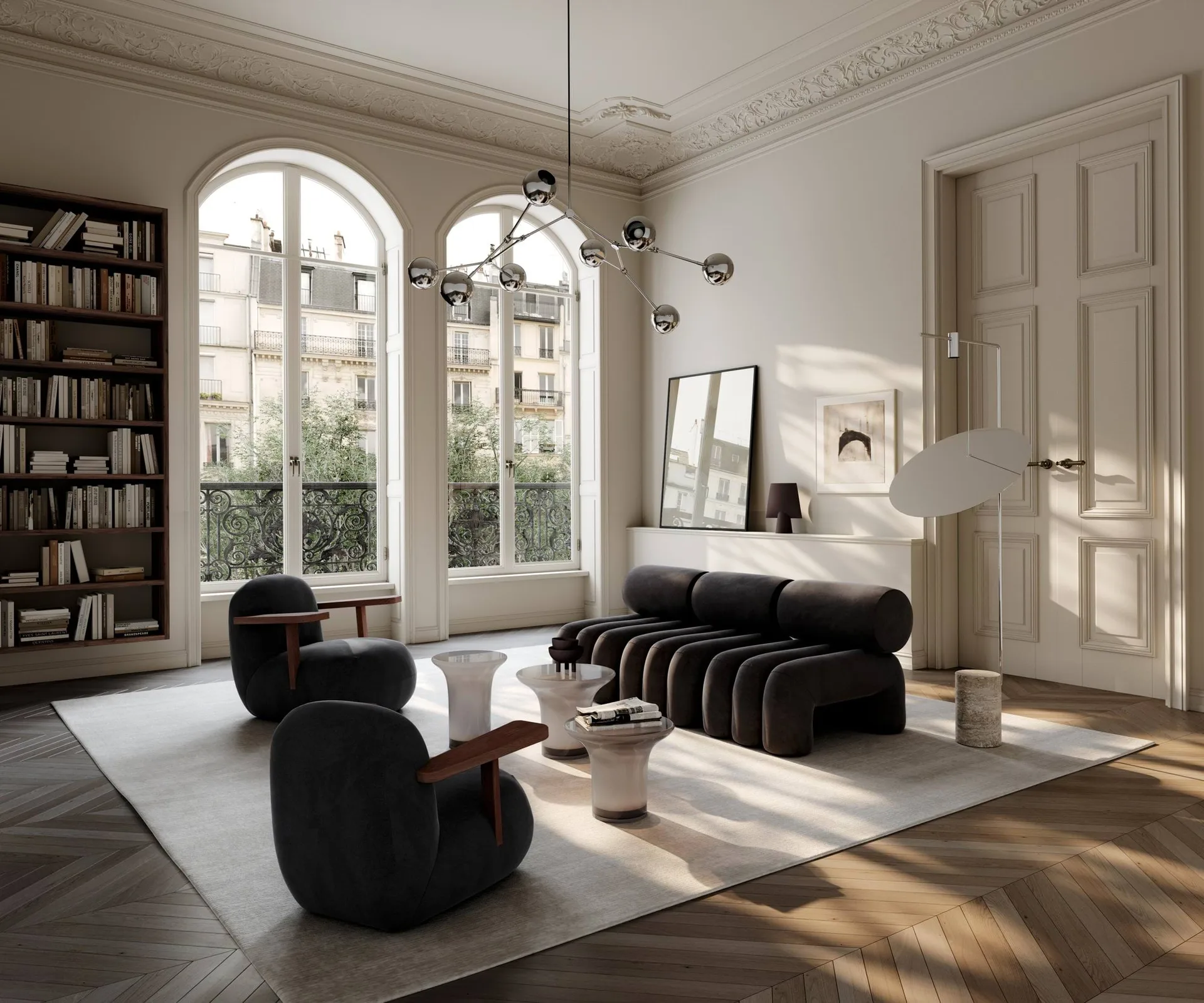 Fauteuil avec accoudoirs Toe Chair, Classic brown oak-peat 101 Copenhagen