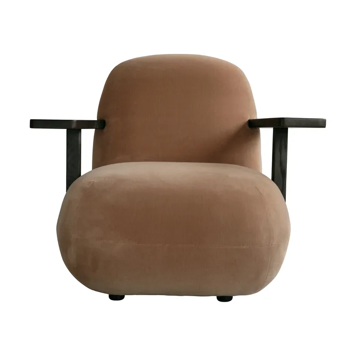 Fauteuil avec accoudoirs Toe Chair - Coffee black oak-desert - 101 Copenhagen