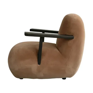 Fauteuil avec accoudoirs Toe Chair - Coffee black oak-desert - 101 Copenhagen