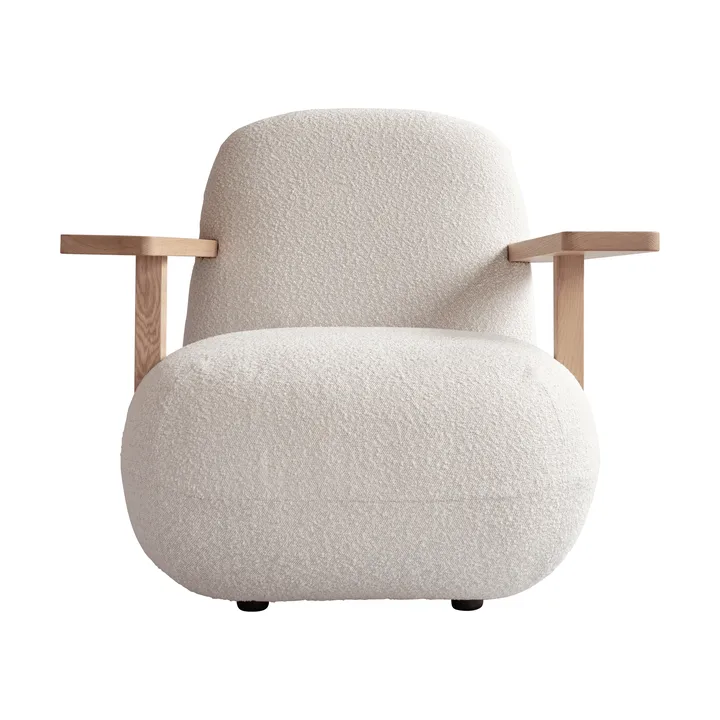 Fauteuil avec accoudoirs Toe Chair - Natural oak-off white - 101 Copenhagen