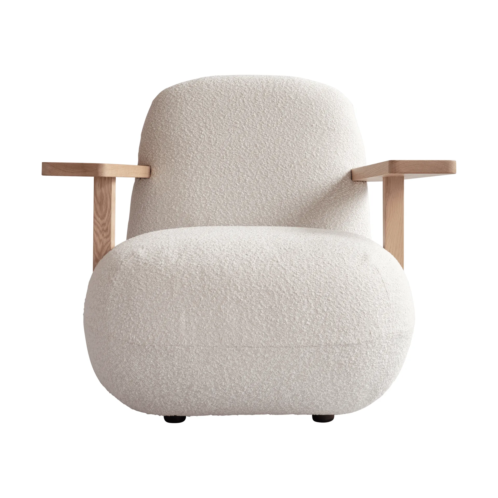 101 Copenhagen Fauteuil avec accoudoirs Toe Chair Natural oak-off white 101 Copenhagen Fauteuil avec accoudoirs Toe Chair Natural oak-off white