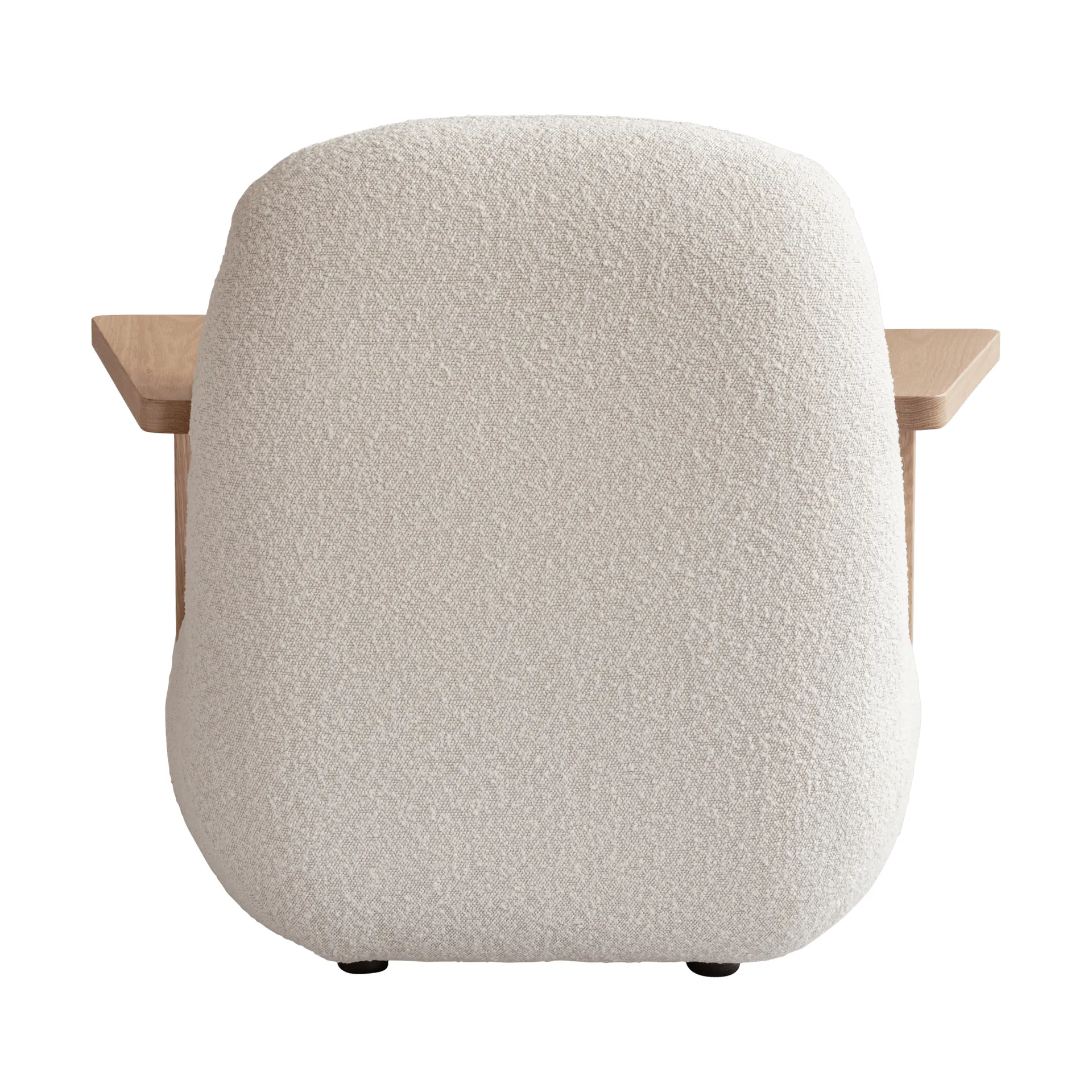 Fauteuil avec accoudoirs Toe Chair, Natural oak-off white 101 Copenhagen