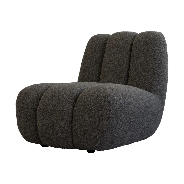 Fauteuil lounge Toe bouclé - Deep taupe - 101 Copenhagen
