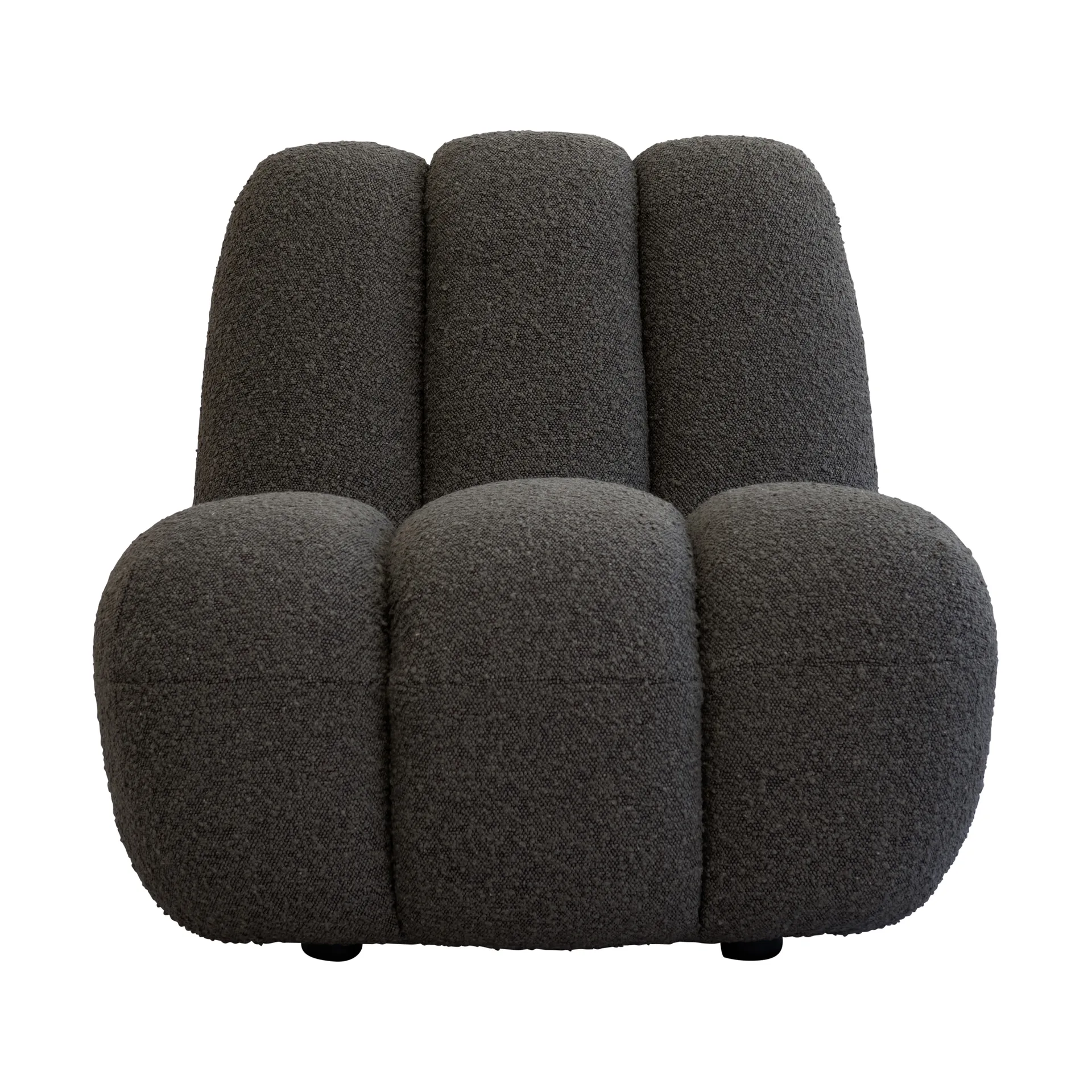 Fauteuil lounge Toe bouclé, Deep taupe 101 Copenhagen