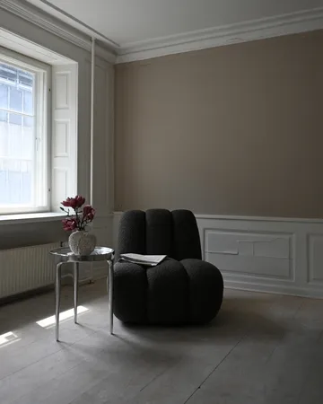 Fauteuil lounge Toe bouclé - Deep taupe - 101 Copenhagen