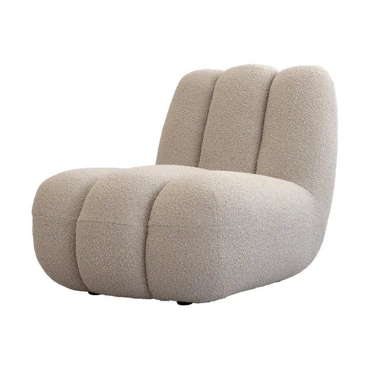 Fauteuil lounge Toe bouclé - Smoked sand - 101 Copenhagen