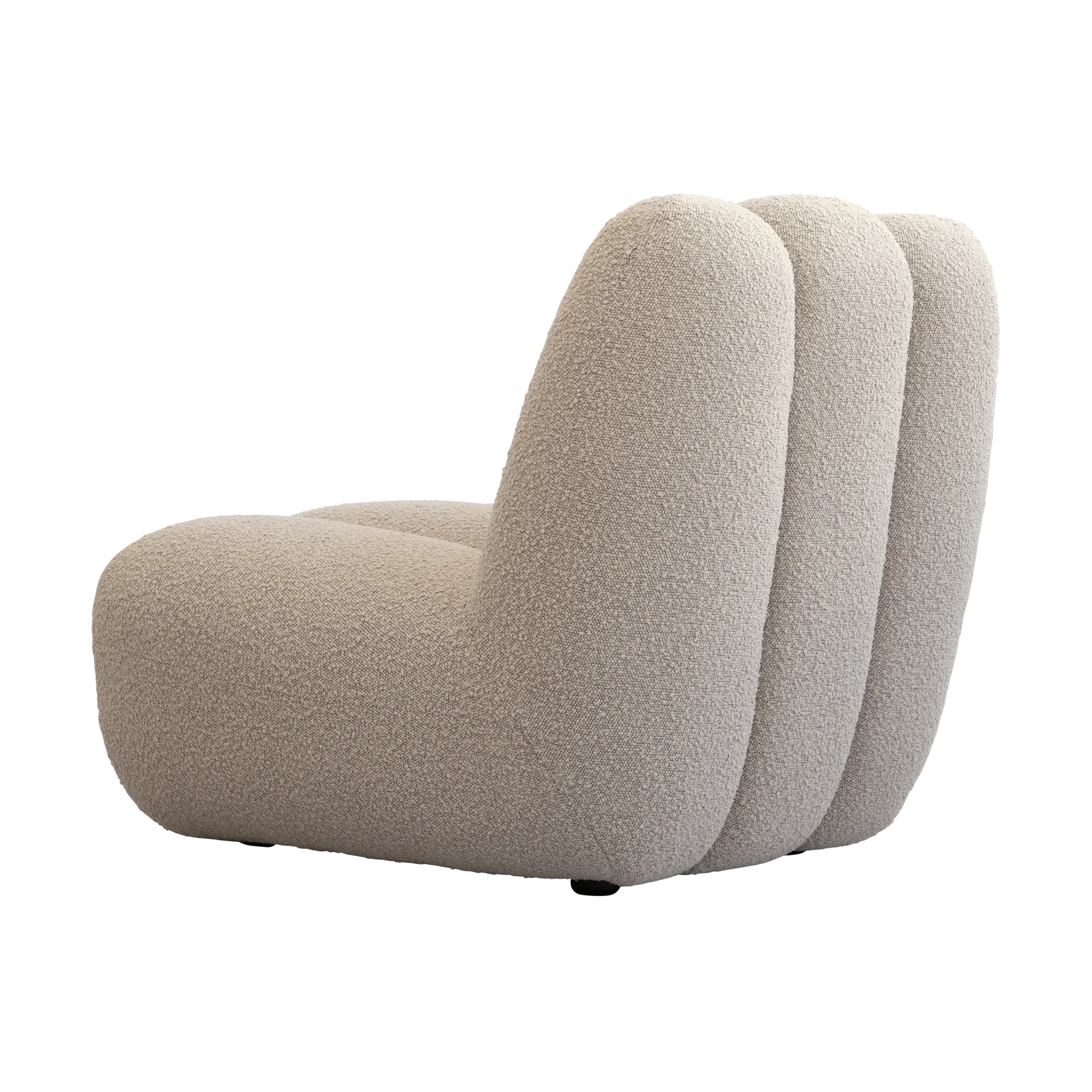Fauteuil lounge Toe bouclé, Smoked sand 101 Copenhagen