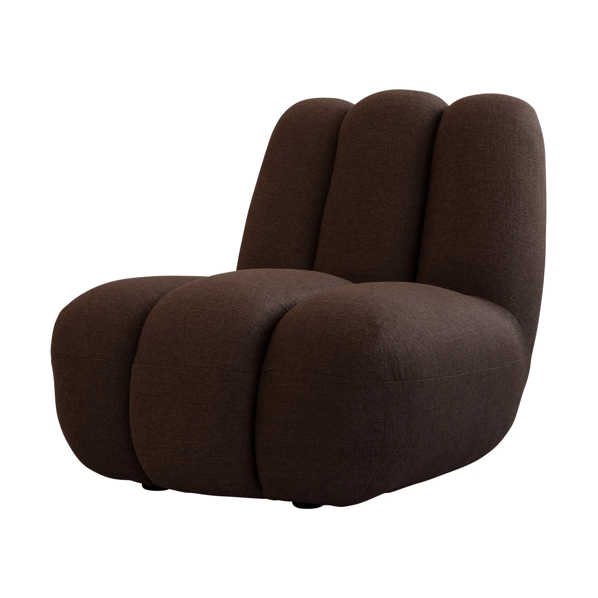 Fauteuil lounge Toe, Dark brown 101 Copenhagen