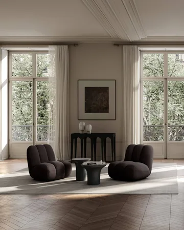 Fauteuil lounge Toe - Dark brown - 101 Copenhagen
