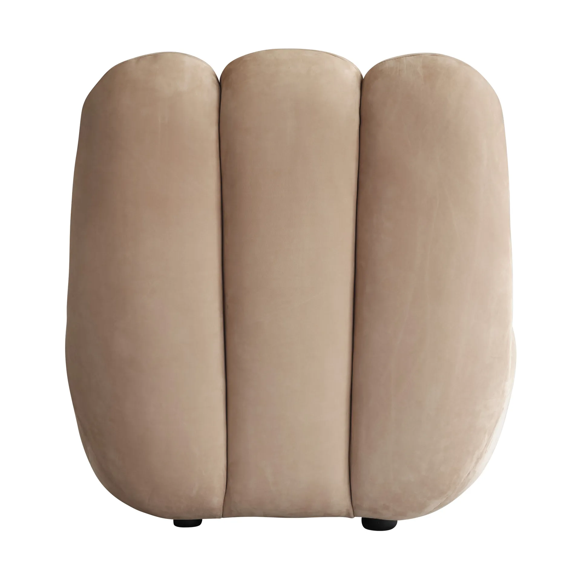 Fauteuil lounge Toe, Nubuck 101 Copenhagen