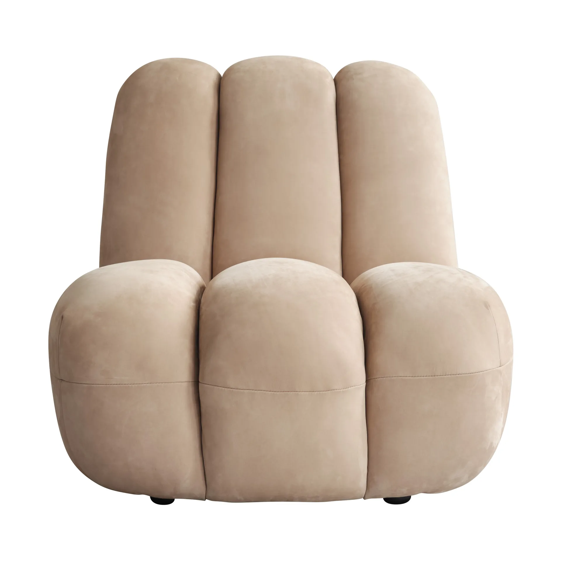 Fauteuil lounge Toe, Nubuck 101 Copenhagen