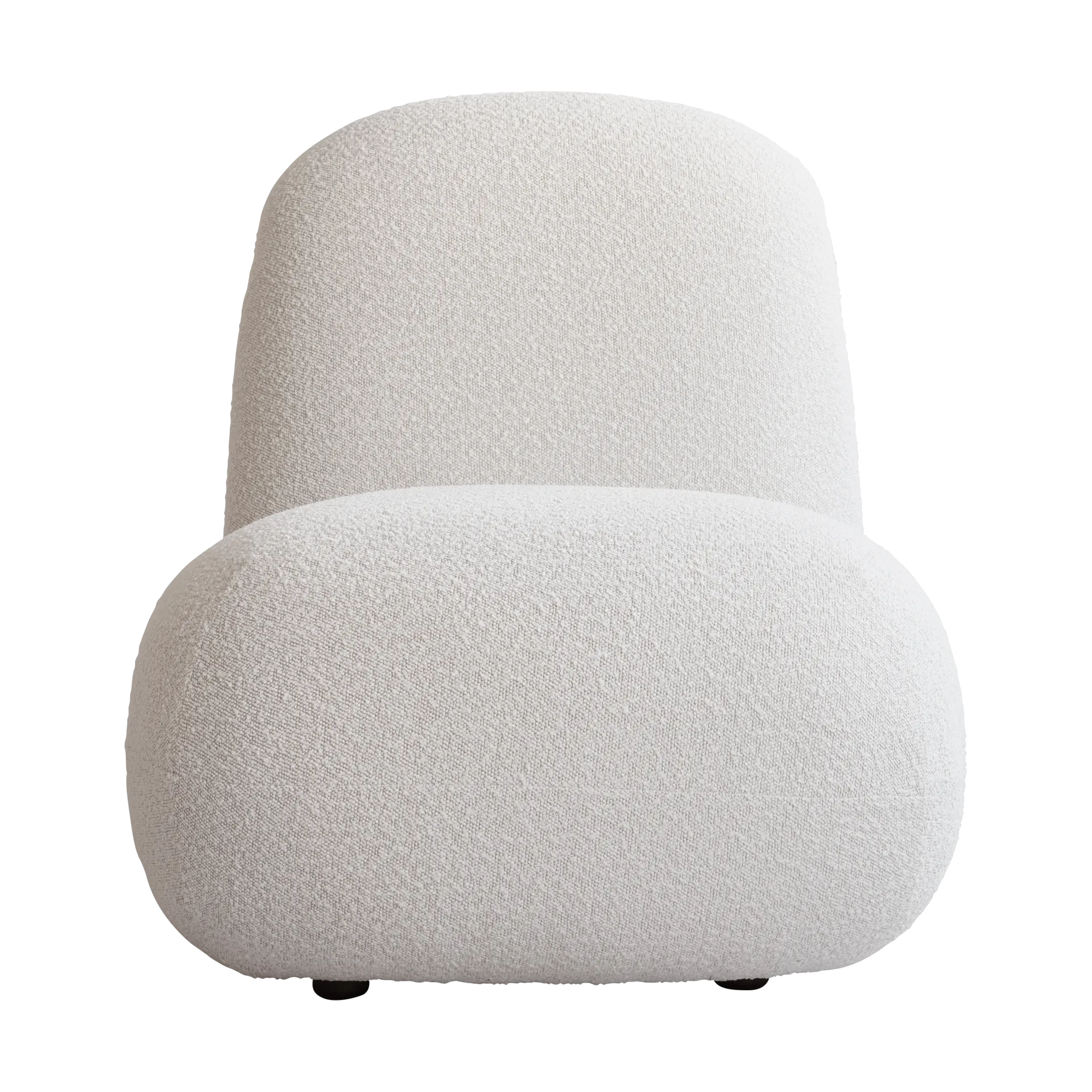 Fauteuil Toe Chair Flat 92x75 cm, Bouclé 101 Copenhagen