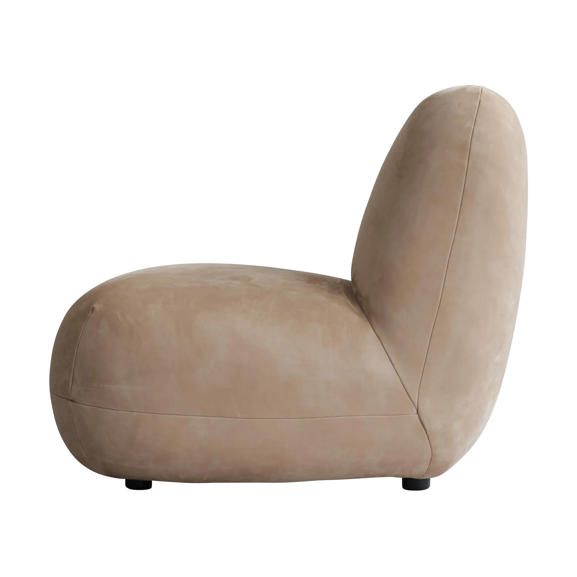 Fauteuil Toe Chair Flat 92x75 cm, Nubuck 101 Copenhagen