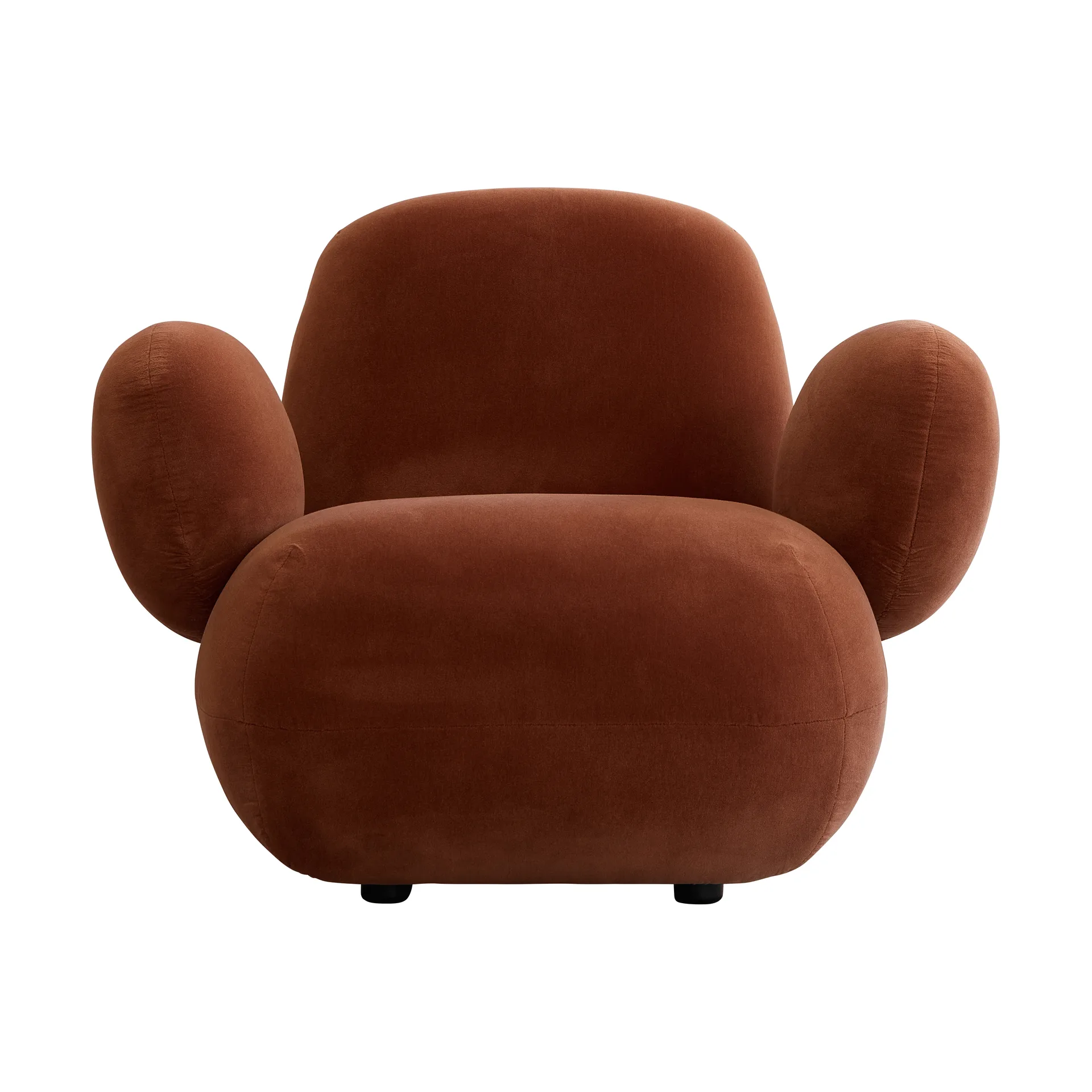 101 Copenhagen Fauteuil Toe Chair Flat 92x75 cm Rust 101 Copenhagen Fauteuil Toe Chair Flat 92x75 cm Rust