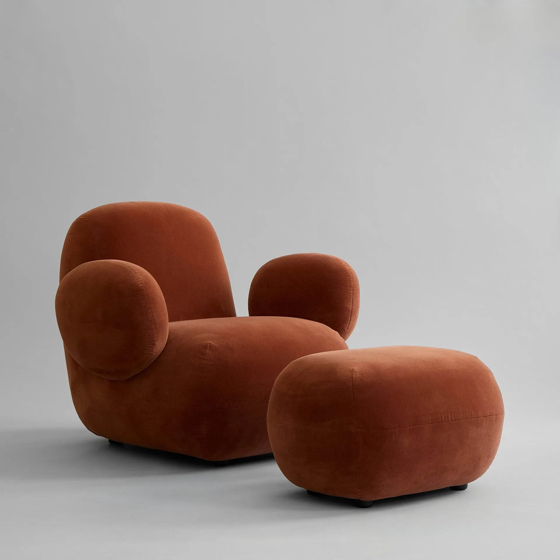 Fauteuil Toe Chair Flat 92x75 cm, Rust 101 Copenhagen