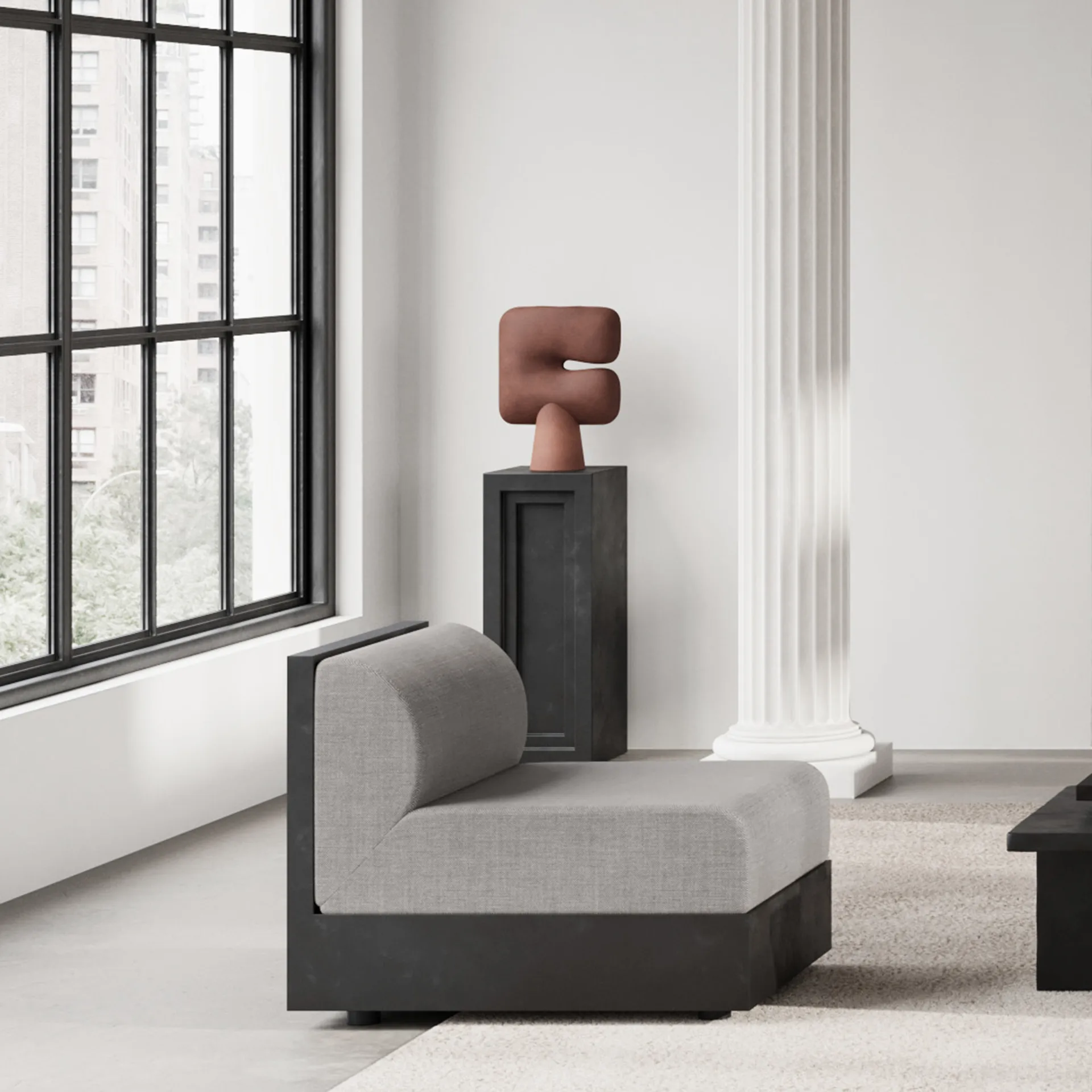 Fauteuil Tribu Lounge Chair, Coffee 101 Copenhagen