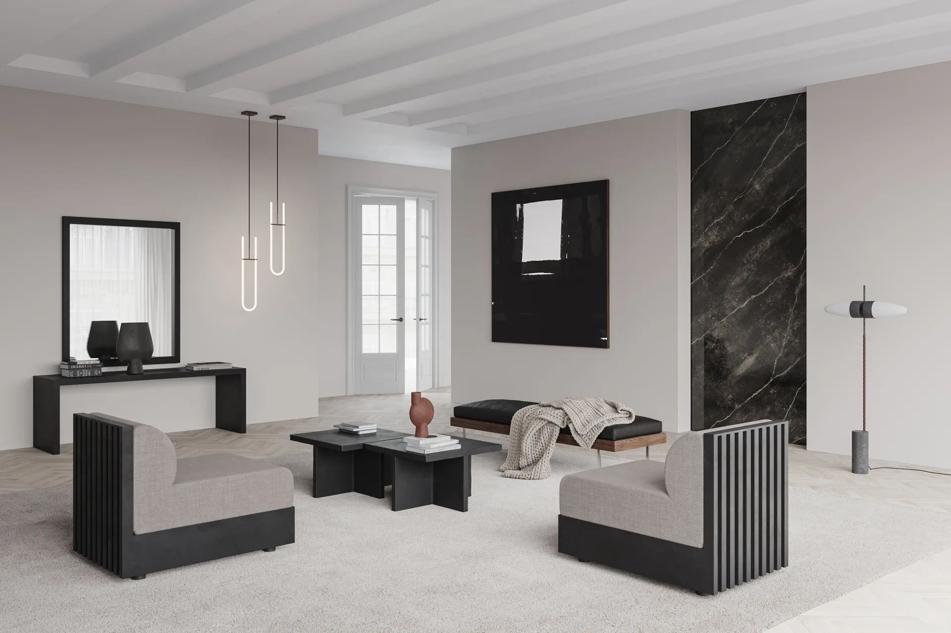 Fauteuil Tribu Lounge Chair, Coffee 101 Copenhagen