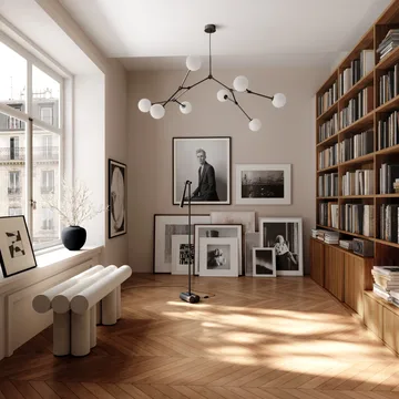 Lampadaire Snake - Burned Black - 101 Copenhagen