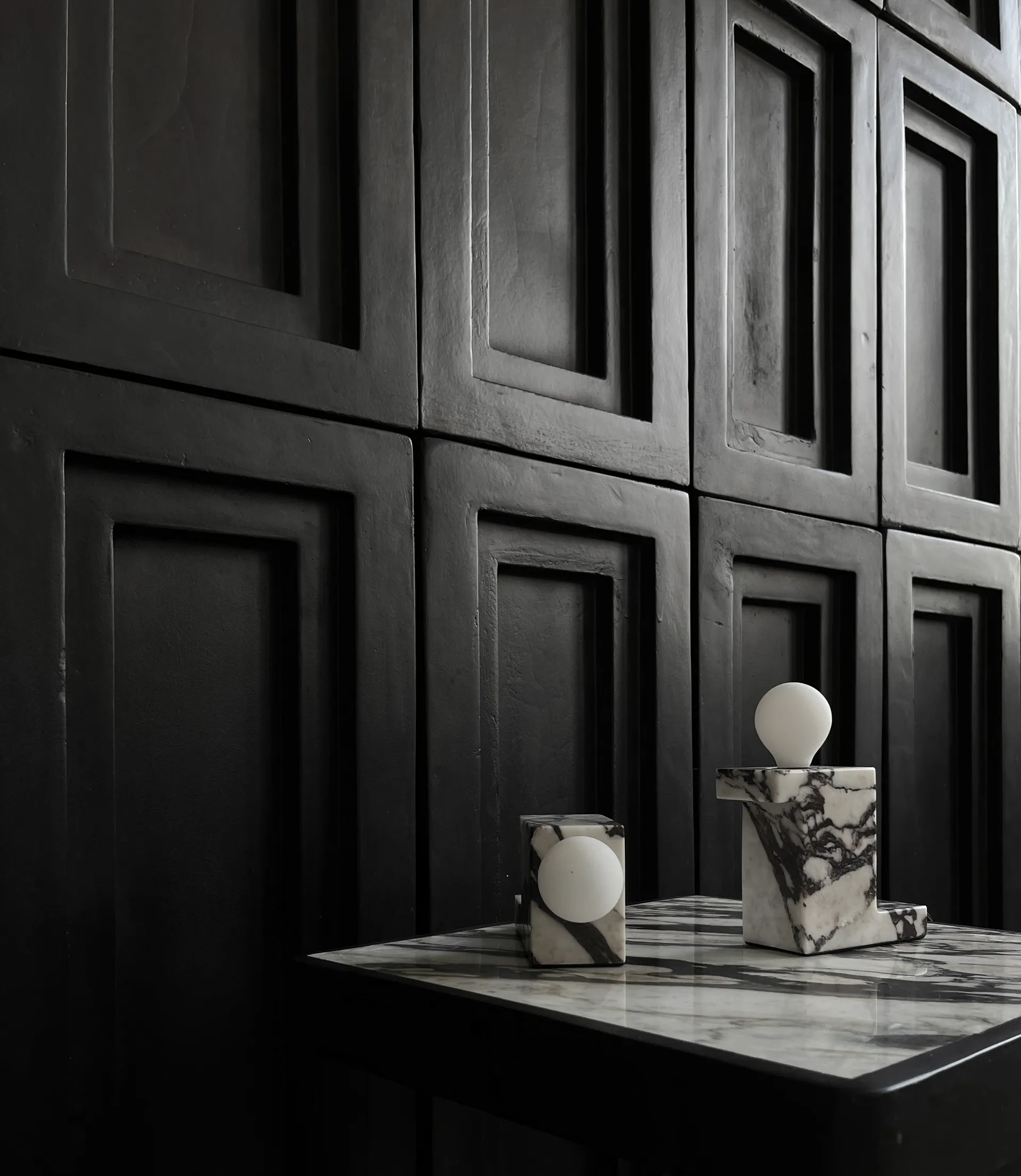 Lampe basse Brick 8x14 cm, Calacatta 101 Copenhagen