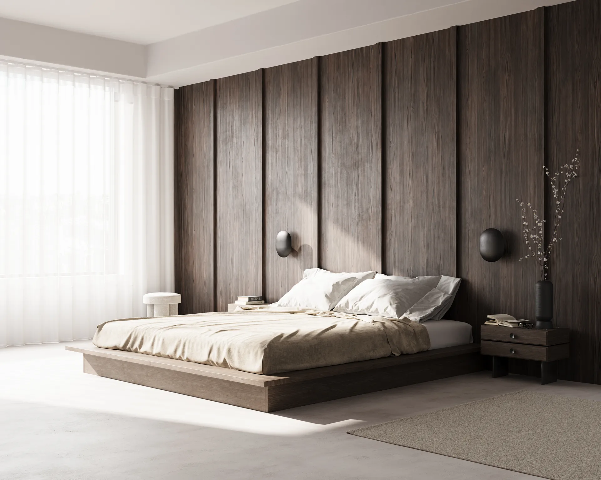 Lampe murale Clam 26 cm, Noir brûlé
 101 Copenhagen