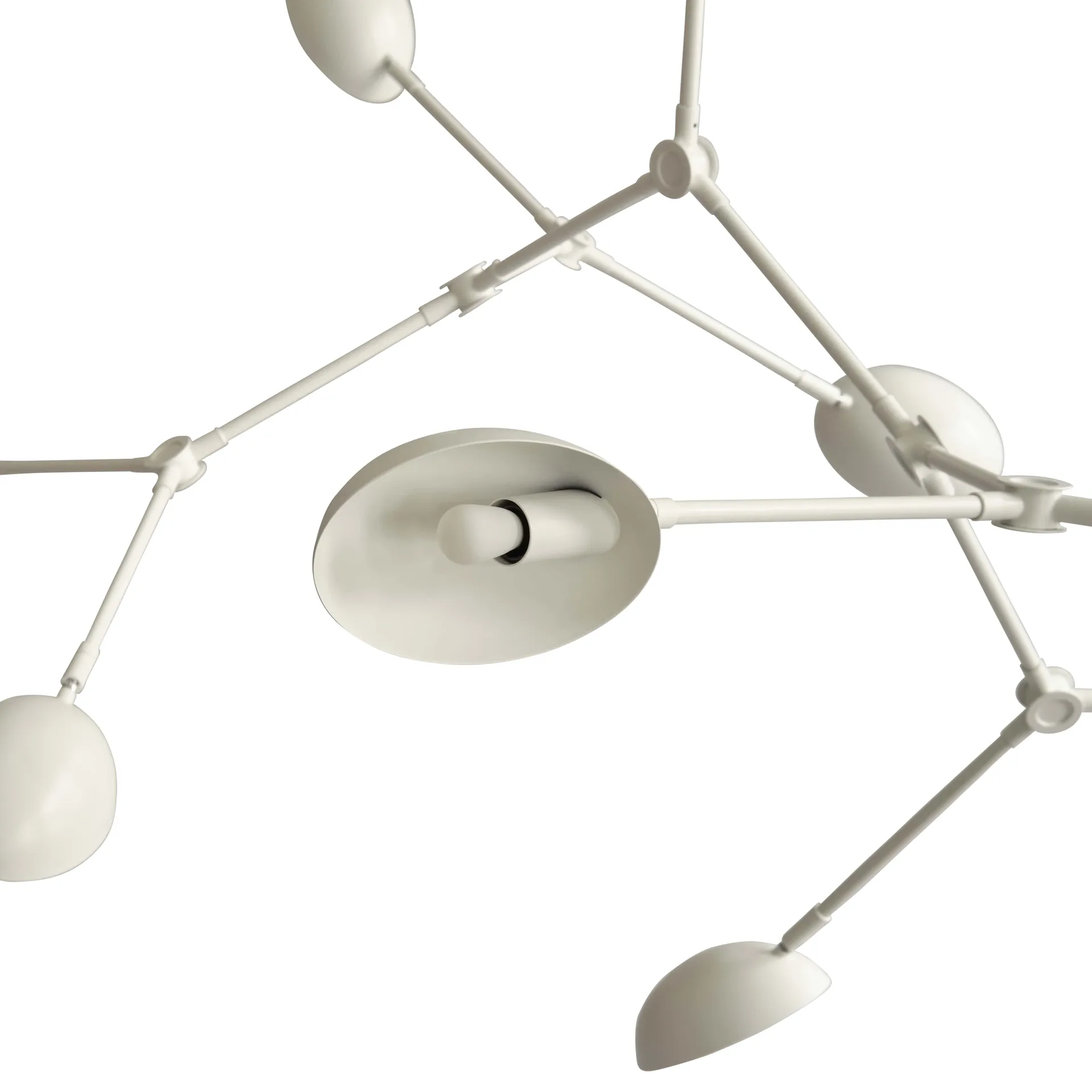 Lustre Drop Chandelier, Blanc 101 Copenhagen