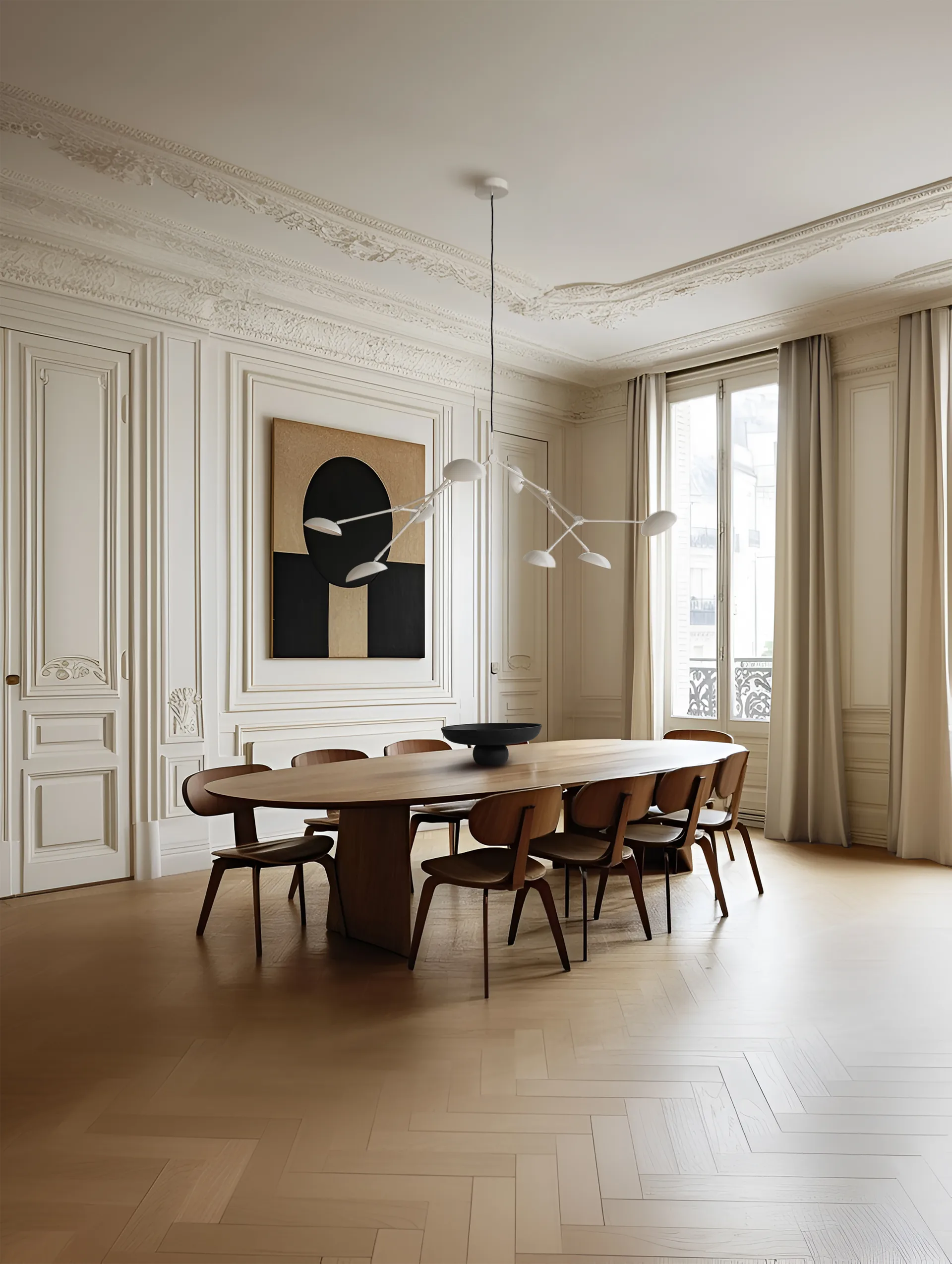 Lustre Drop Chandelier, Blanc 101 Copenhagen