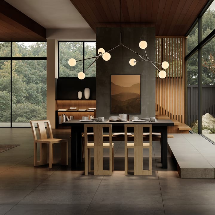 Lustre Drop Chandelier Bulp Grande, Gris 101 Copenhagen