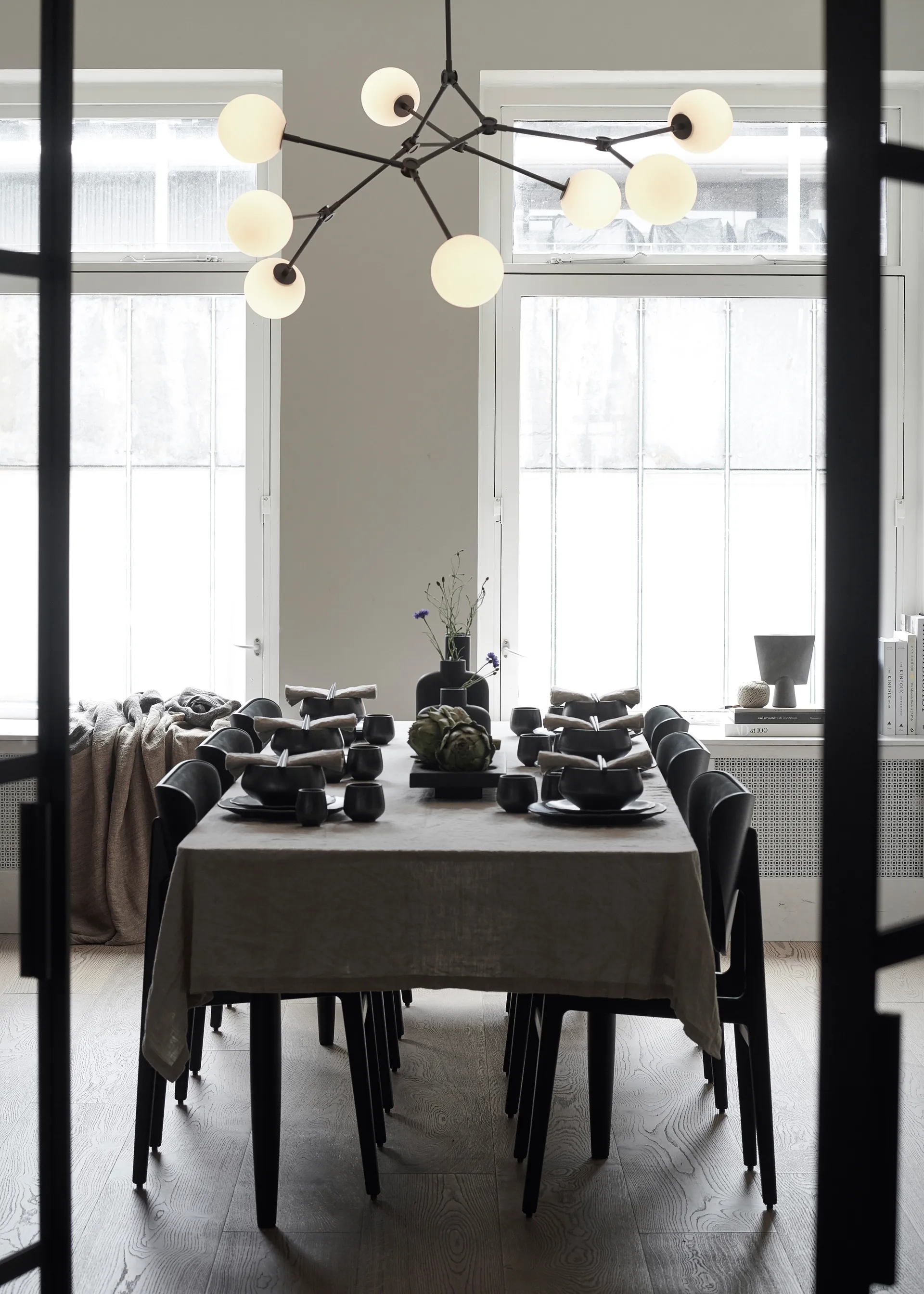 Lustre Drop Chandelier Bulp, Gris 101 Copenhagen
