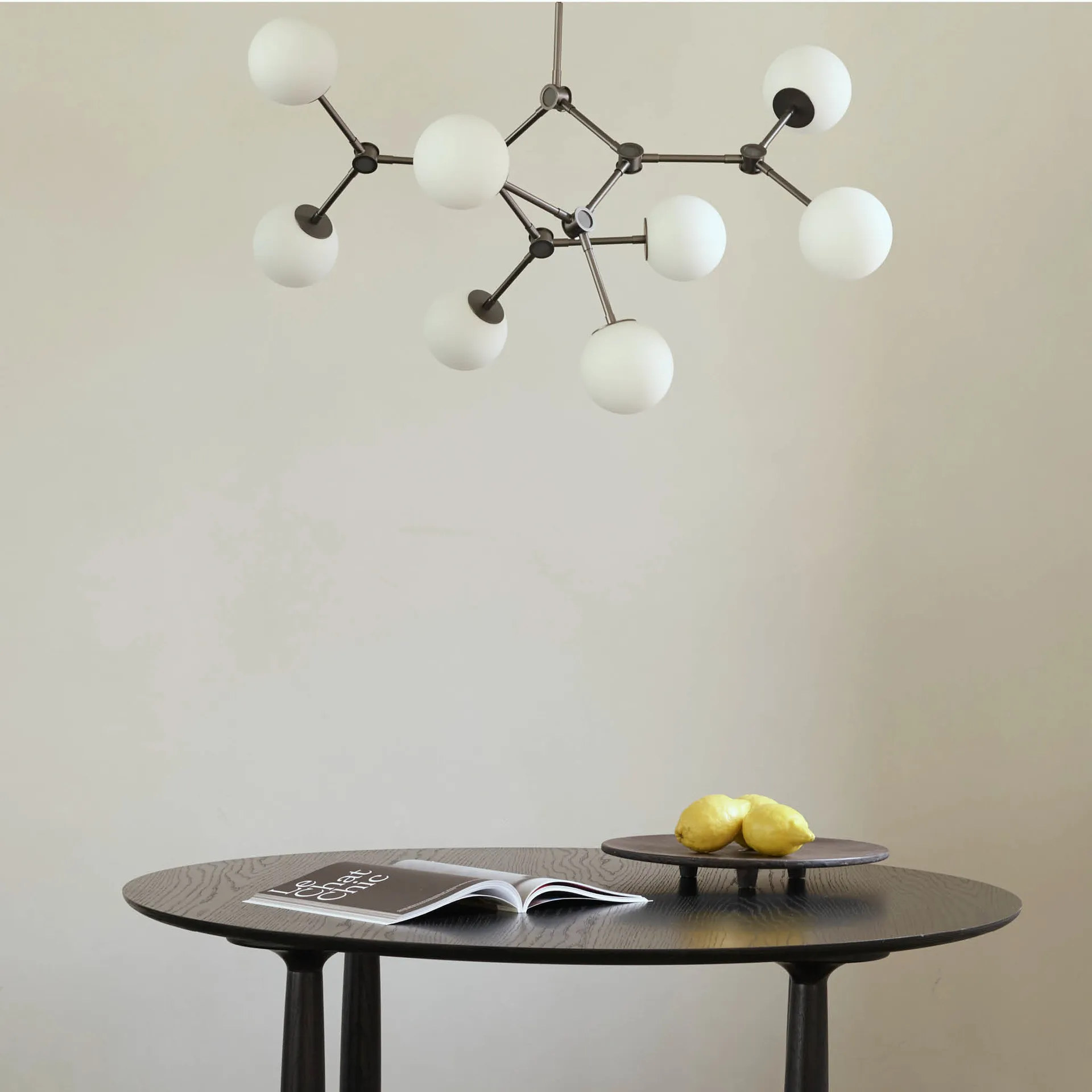 Lustre Drop Chandelier Bulp mini, Gris 101 Copenhagen