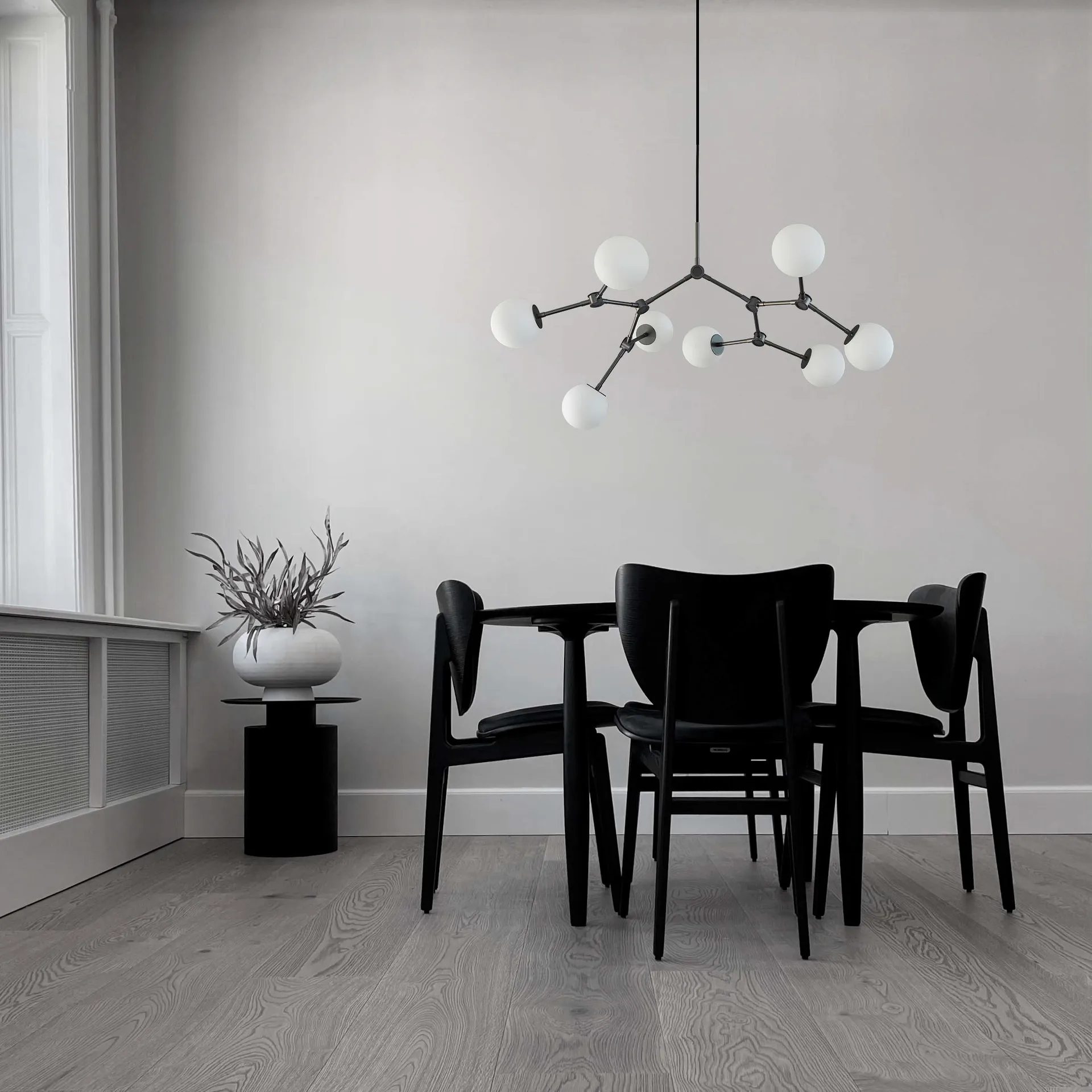 Lustre Drop Chandelier Bulp mini, Gris 101 Copenhagen