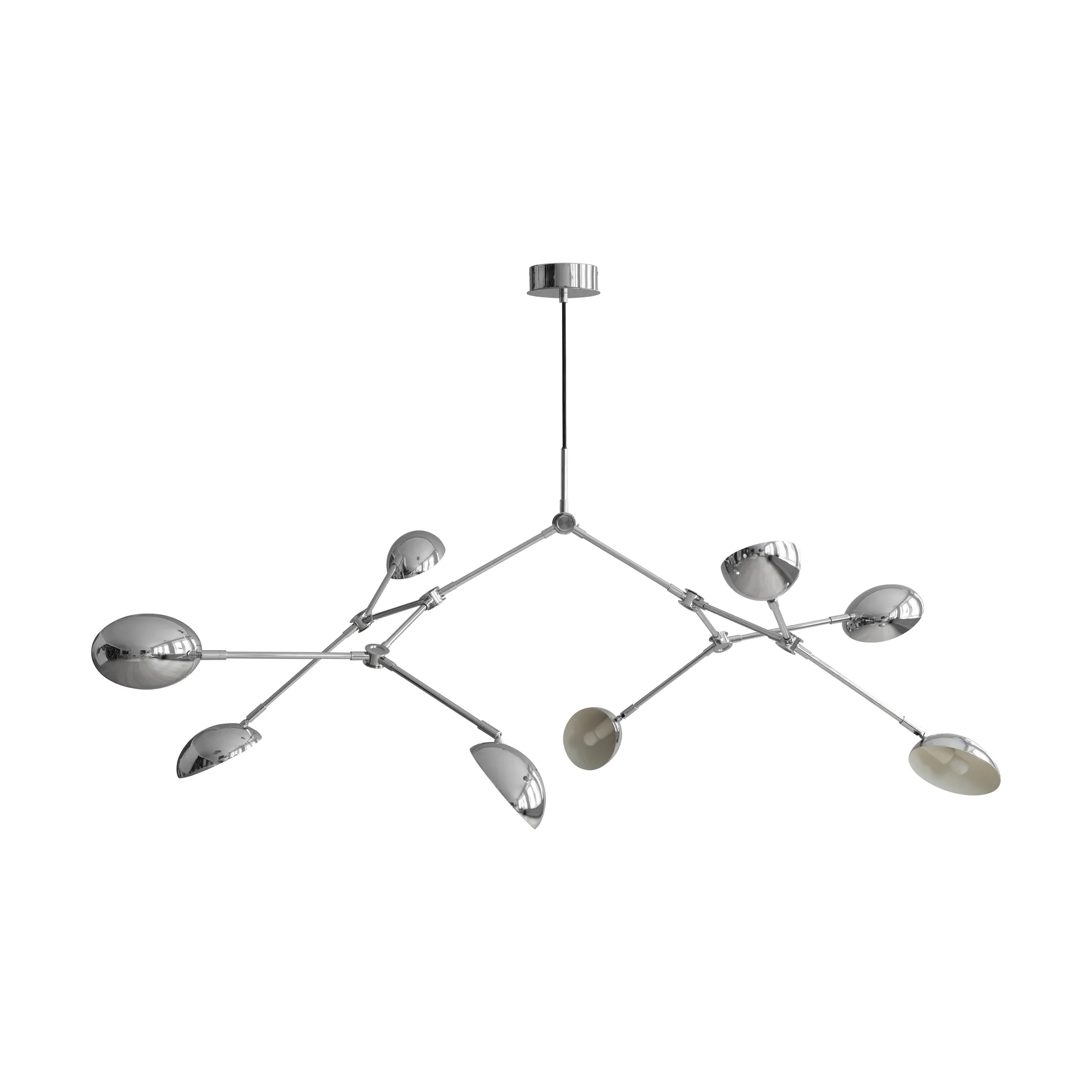 Lustre Drop Chandelier, Chrome 101 Copenhagen