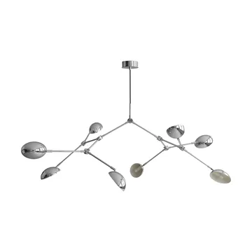 Lustre Drop Chandelier - Chrome - 101 Copenhagen